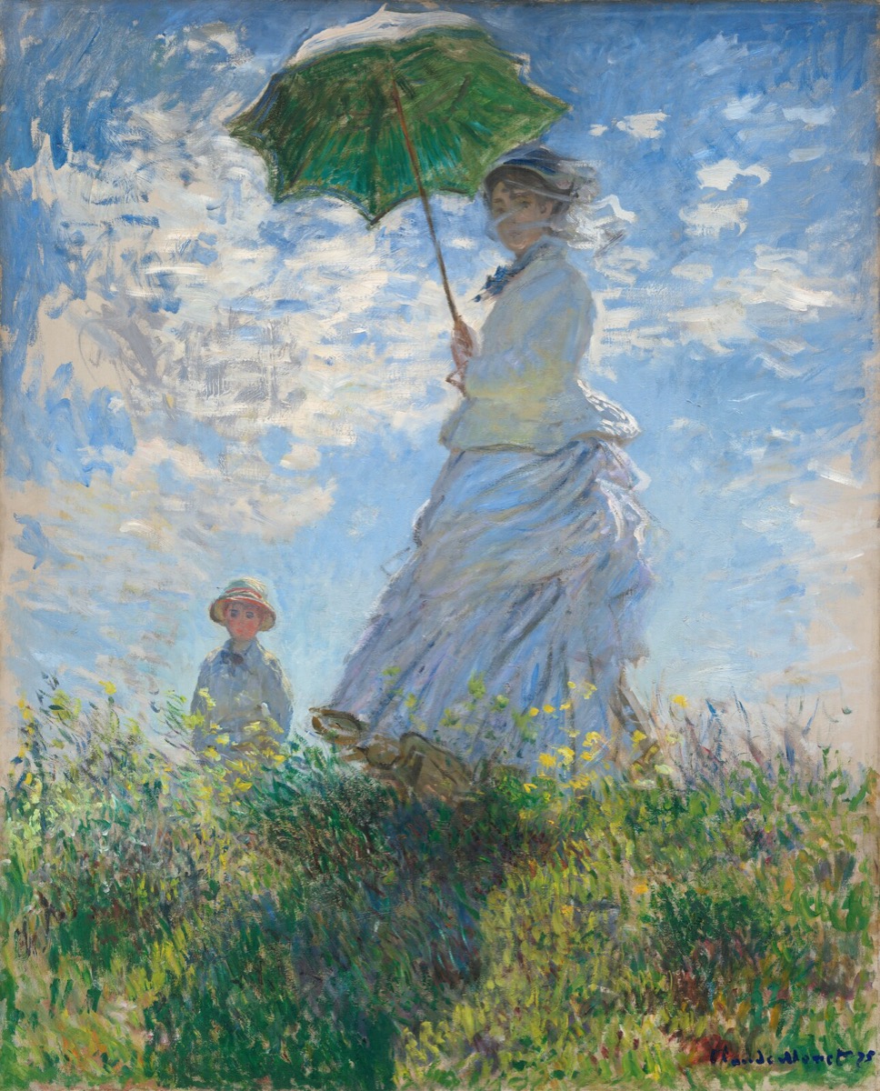 Monet, Woman with a Parasol